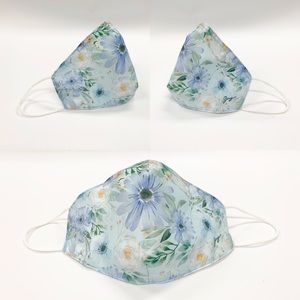 3 layer cotton Mask/ nose adjustable perfect fit!